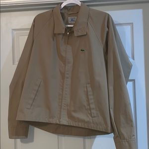 EUC Vintage Men’s L tan / khaki Lacoste jacket
